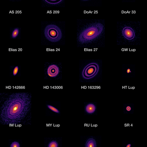 原始惑星系円盤の画像